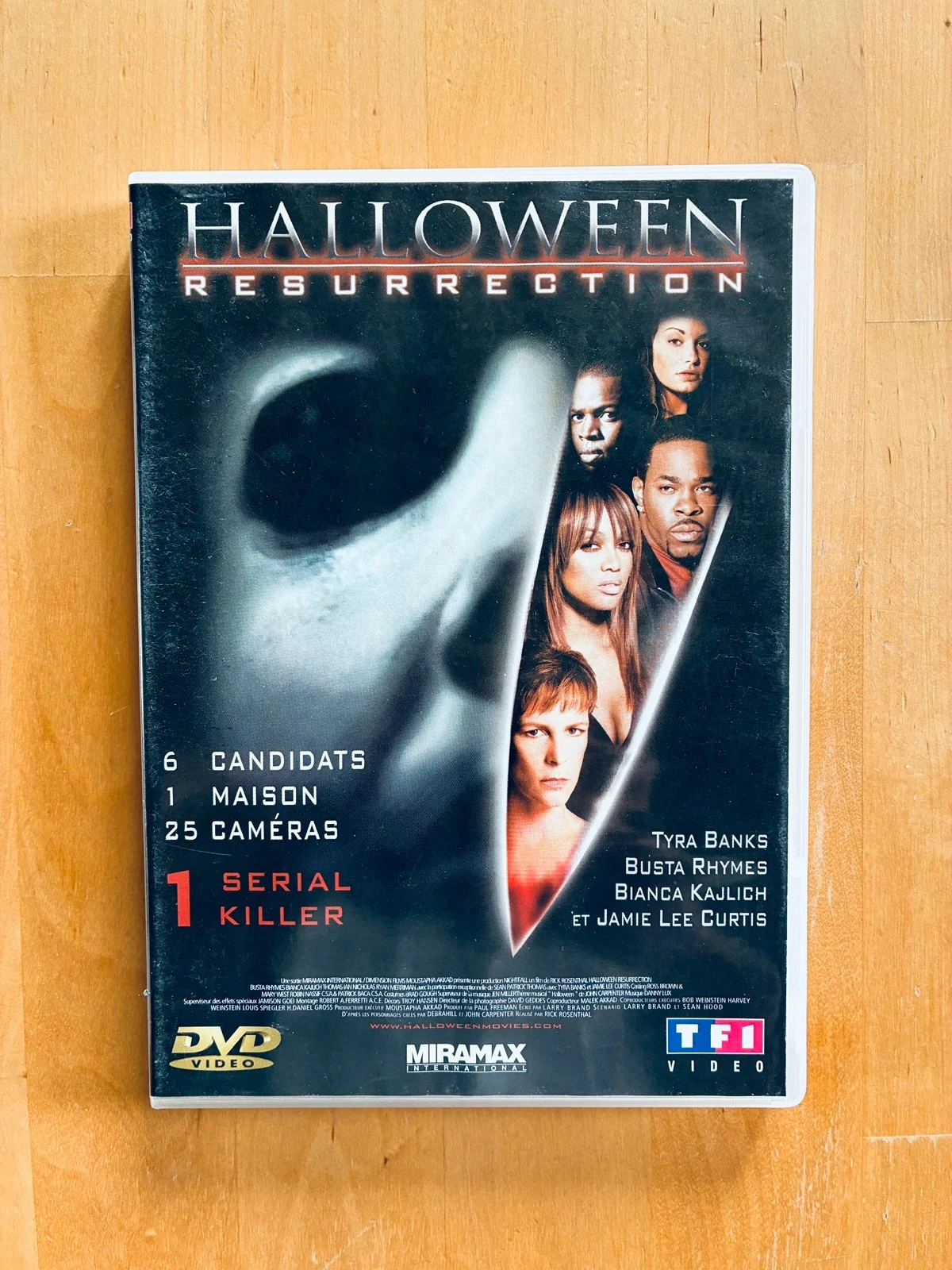 DVD Halloween Resurrection.